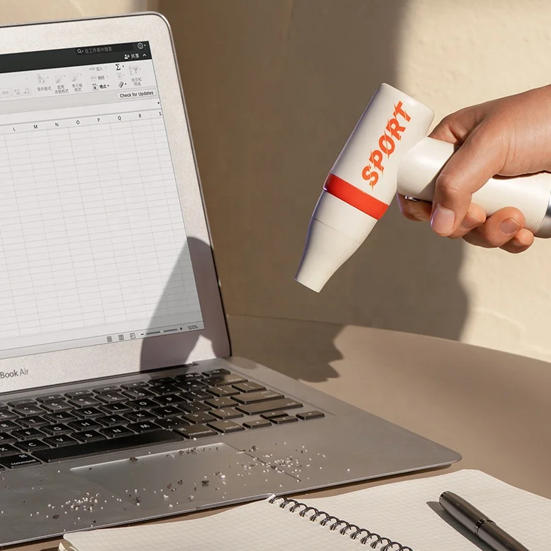 Multifunction High Speed Turbo Mini Handheld Fan Strong Power Air Cooling Pets Hair Dryer Blow Dust Removal Fan Portable Fan