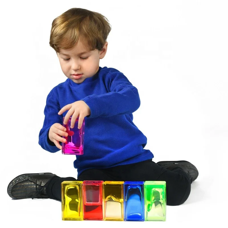 Новый прямоугольный набор фиджет-СУЗ с жидкостным таймером успокаивающий и расслабляющий сенсорный специальные потребности