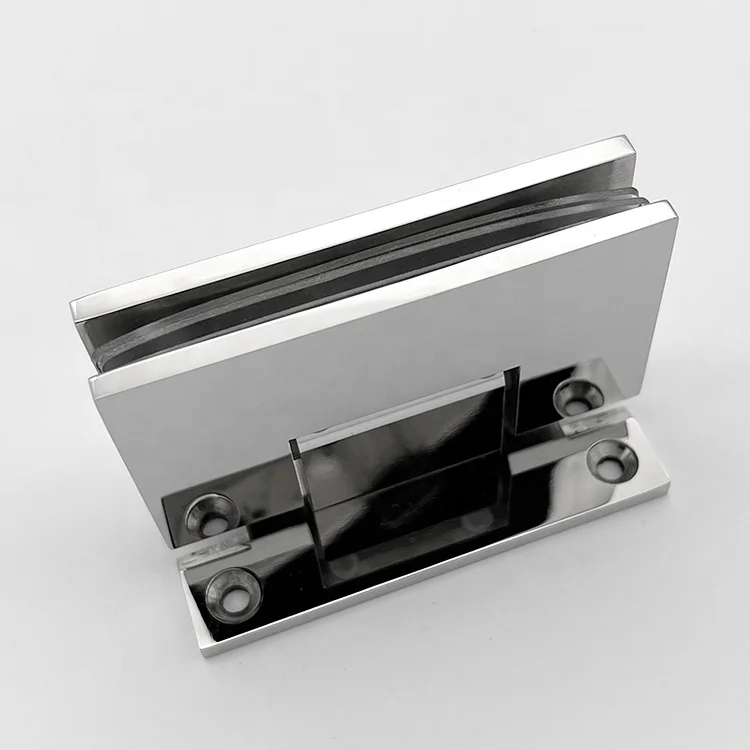 Heavy Duty 90 Degree Glass Door Hinge Cupboard Showcase Cabinet Pivot Glass Shower Doors Hinge Dropshipping