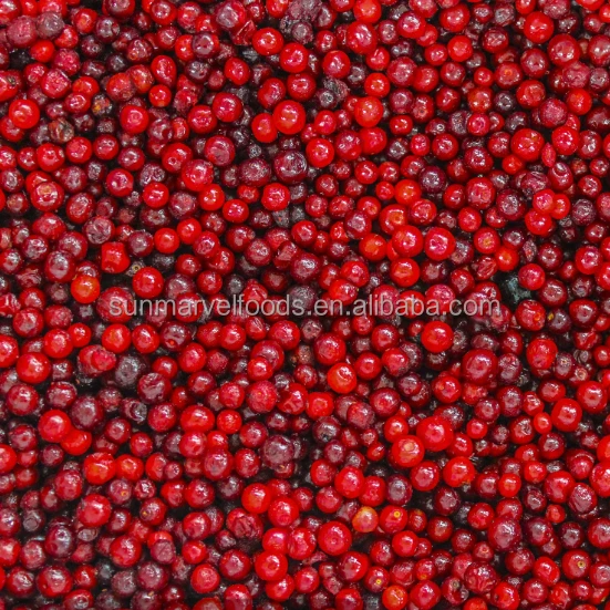 Individual quick freezing Quick Frozen Fruit Berry Frozen lingonberry for Beverage Producing