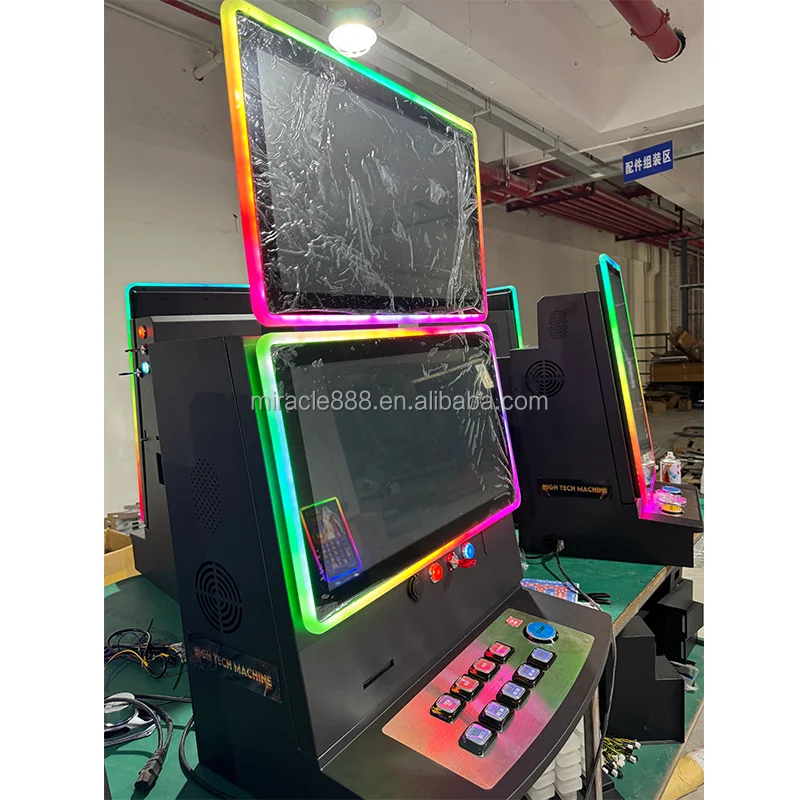 Customized Skill Game Desktop Touch Screen Metal Cabinet Panel Optional Small Bartop Cabinet