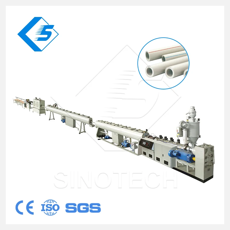 SINOTECH 2023 PPR PRET plastic pipes extrusion machine line suppliers up to 6 inch ppr for making water pipes