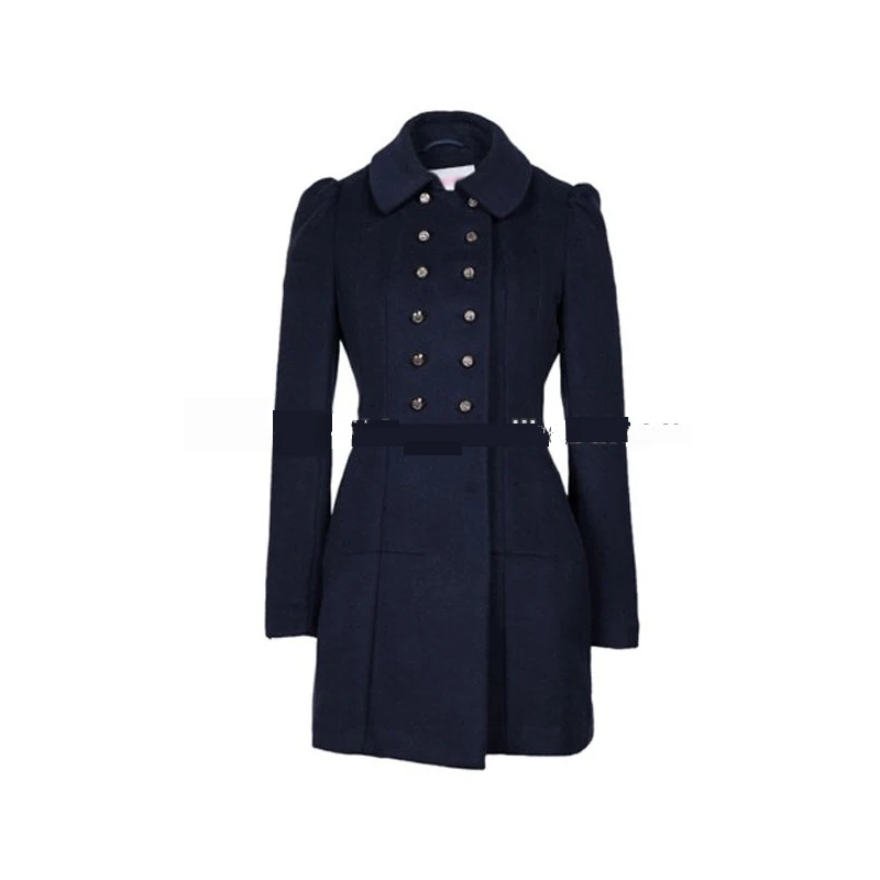 Winter Formal Office Wear Double Breasted Trench Coat