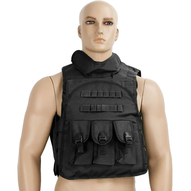 Heavy Duty Body Protection Plate Carrier Modular Tactical Armor Vest
