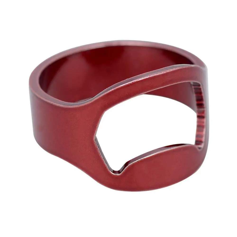 Popular 05 Multi-function Stainless Steel Colorful Ring-Shape Opener Beer Bottle Opener Diameter 22mm