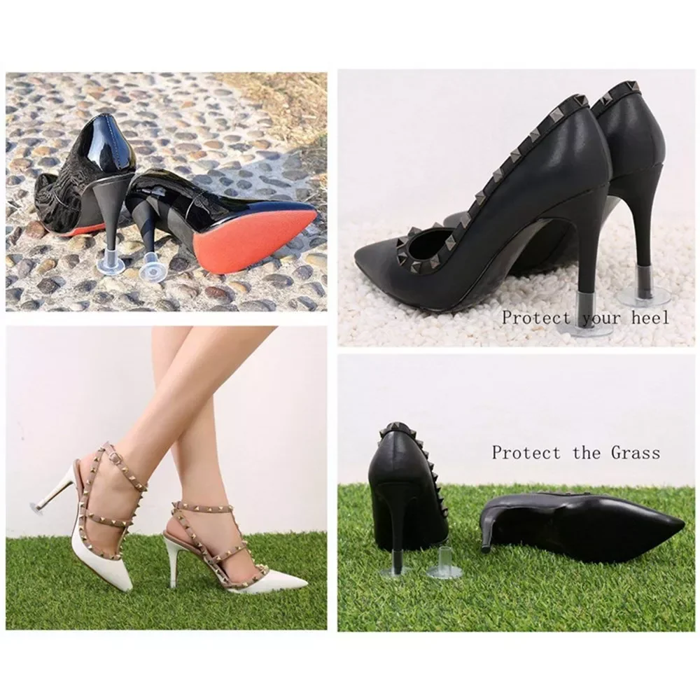 Wholesale Round Bottom Wedding Stopper High Heel Protectors Flower Shaped for Party Plastic Blossom Stiletto Protector