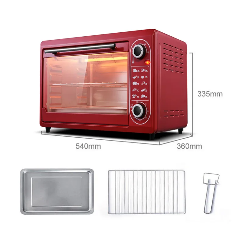 Electric Oven 48L Time Function Temperature Control Smart Oven Baking Mini Toaster Ovens