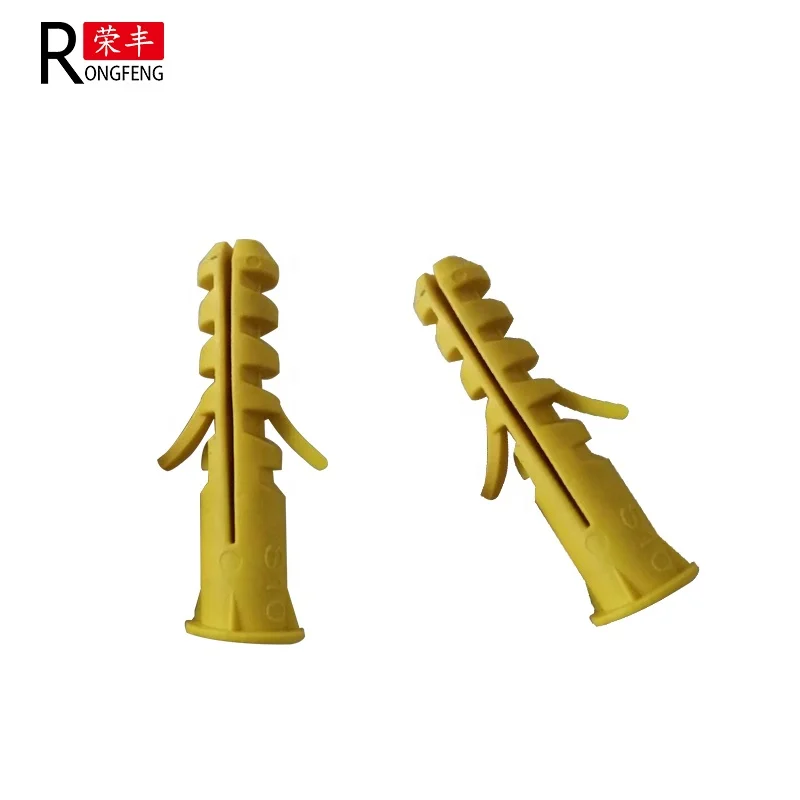 Multi-Size nylon expansion plastic wall plug anchor / Expand Nails With Screw Insulation Nails