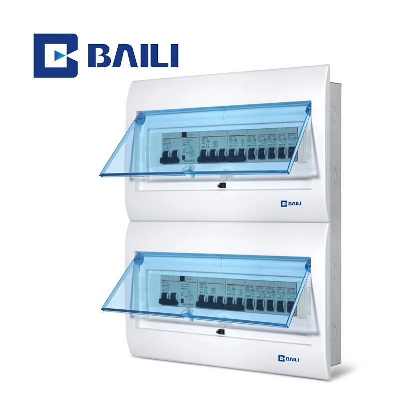 BAILI Q3  32way economical model Metal MCB Enclosure flush mounting  or surface mounting Panel Distribution Box