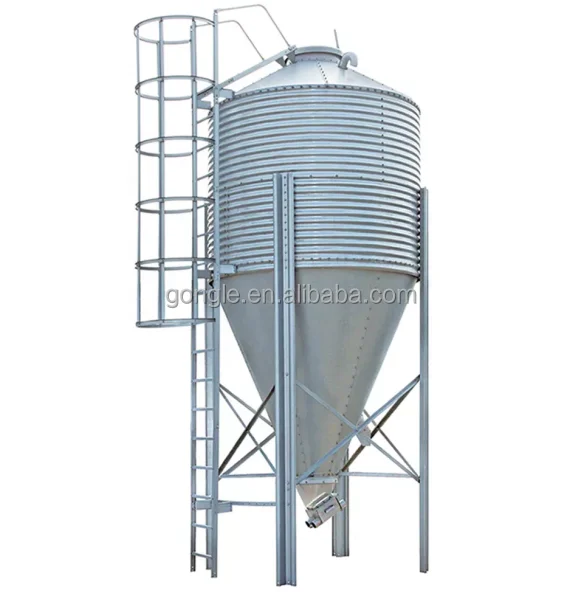 Agriculture Poultry Farm storage steel silo  Feed Silo  for poultry  Chicken  pig House feed