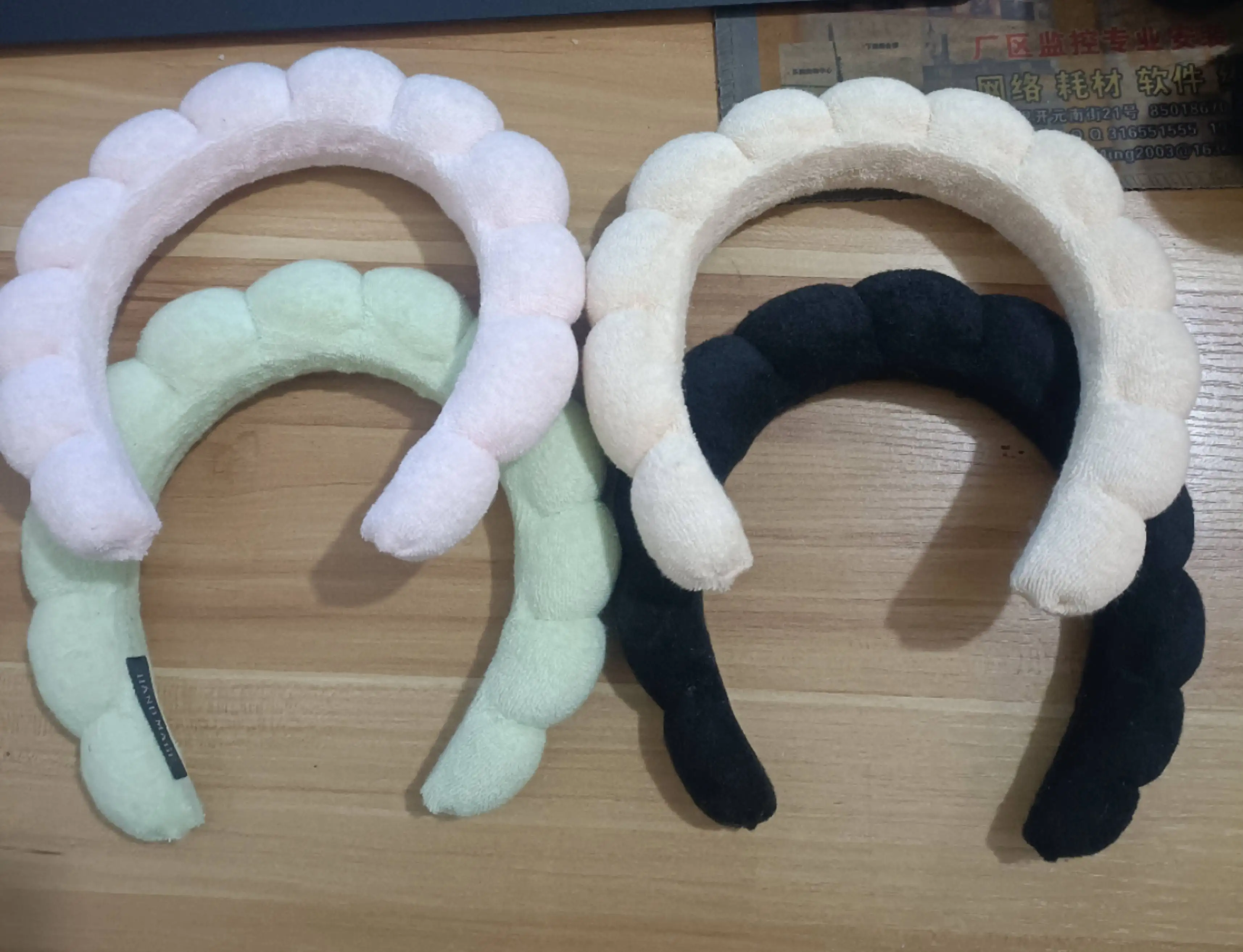 Europe and the United States popular twist sponge hair headbands towel flannelette head buckle twist new headdress