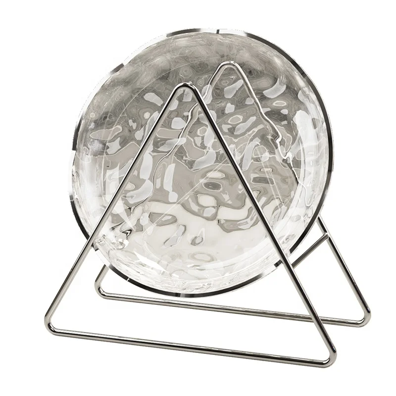 Ins Style Small Plastic Tray PET Transparent Kitchen Fruit Salad Snack Plate Dish Rack for Spit Bone Dishes & Plates