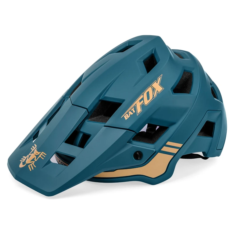 BATFOX Lightweight Adult MTB Road Bicycle Riding Safety Equipment CE CPSC Certified Bike Cycle Helmet with Visor MTB helmet