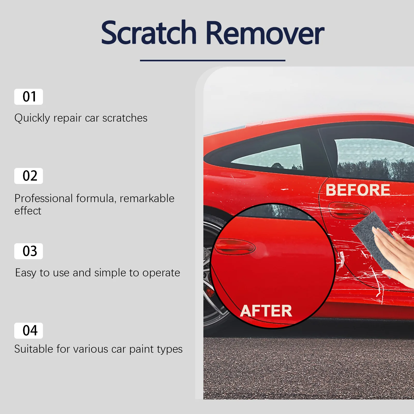 Multifunction Protection car body scratch remover repair surface compound auto polish paint care car scratch remover repair kit