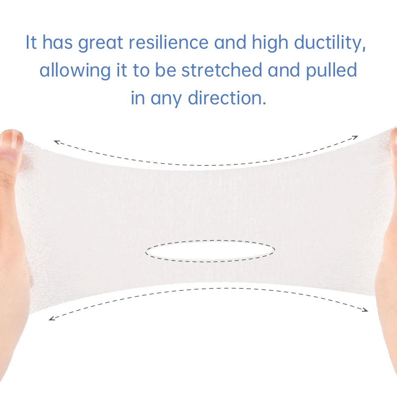 Stretchable Wet Compress Cotton Disposable Facial Mask Diy For Face Nose Neck Hand Makeup Removal Cotton Pad