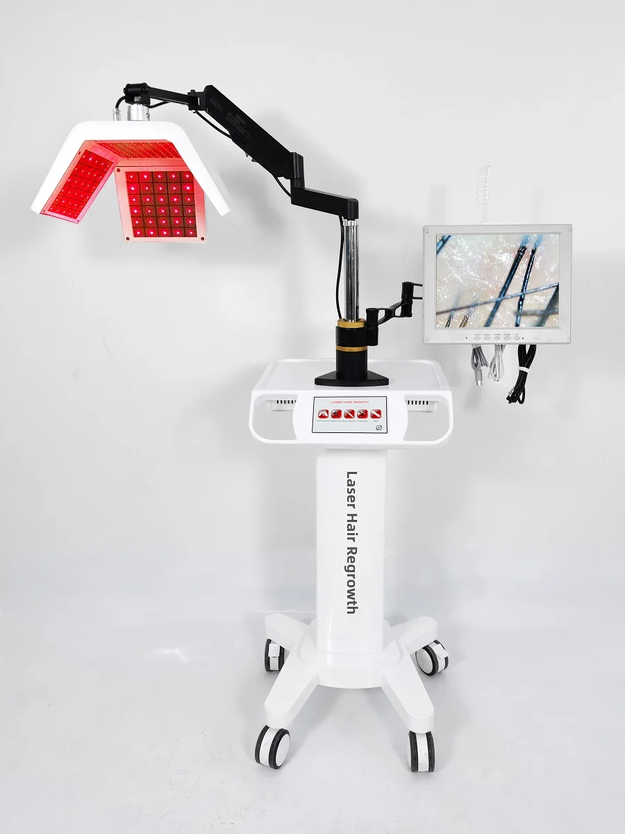 Anti-Hair Loss LED Light Therapy Proactivated Hair Follicle Fast Growth Diode Laser Hair Growth Machine