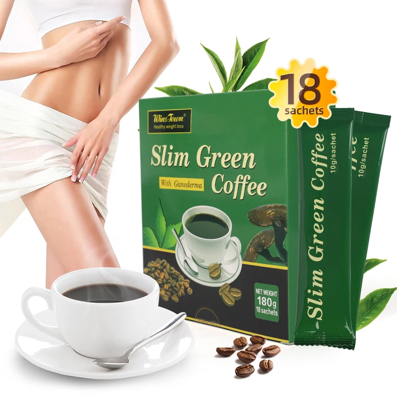 Hot sell Slim Green Coffee With Ganoderma Instant Coffee Weight Loss