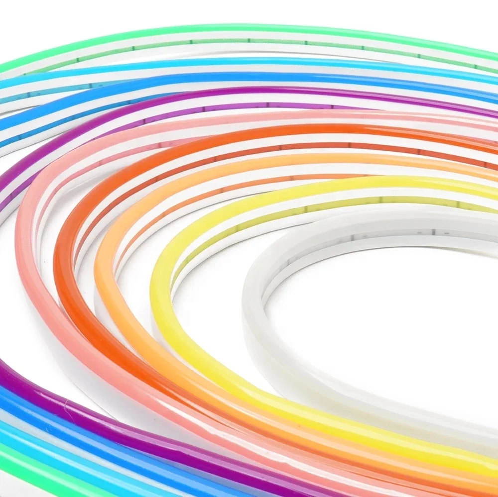 5V WS2812B LED Neon Strip Light 5050 Wifi Bluetooth-compatible Remote Control RGB Dream Color Flex Silicone Tube Lights Dimmable