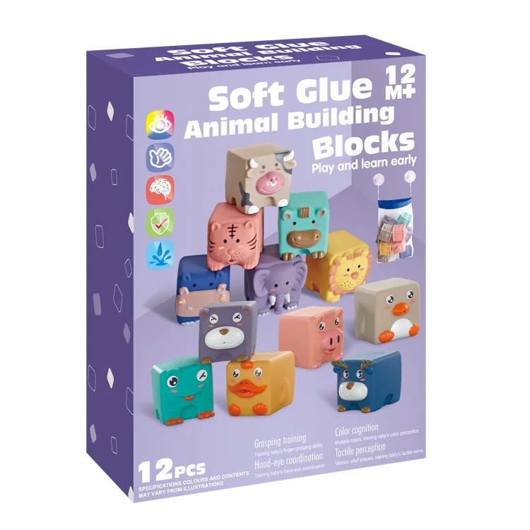 Cube Soft Creative Building Blocks Toy For Baby, Building Block Sets.