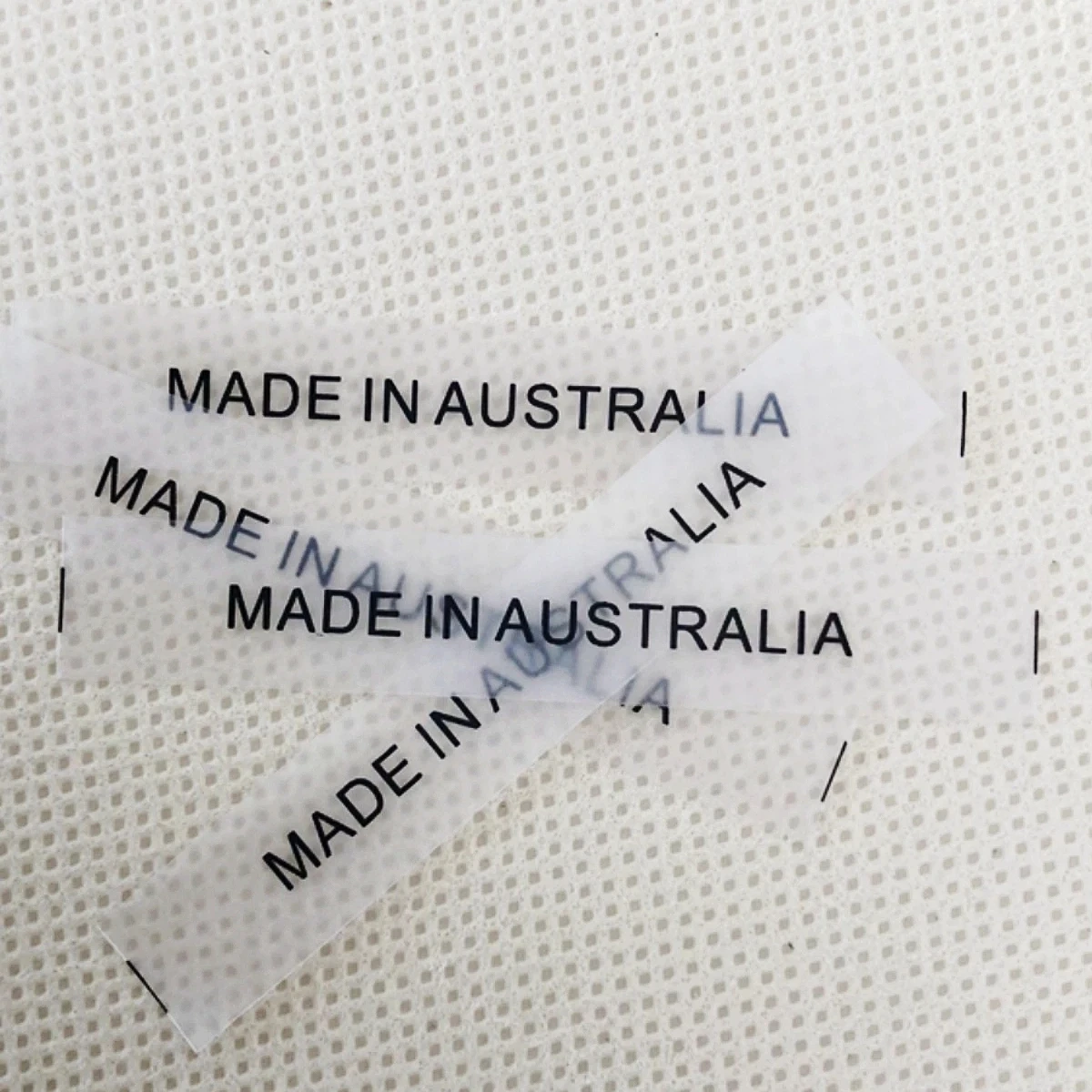 High Quality Customized Logo Brand Name Transparent Soft Plastic TPU Printing Size Label Wash Care Label for Swimwear/underwear