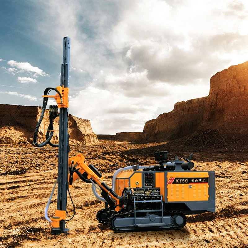 Взрывной встроенный карьер для добычи горных пород на буровой установке