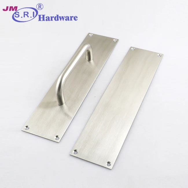 304 Stainless steel pull door handles push plate