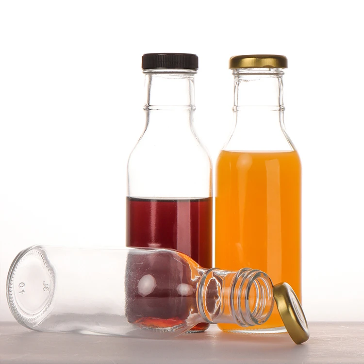 2 Oz 6 Oz 8 Oz 10 Oz 12 Oz 16 Oz Clear French Square Beverage Glass Bottle