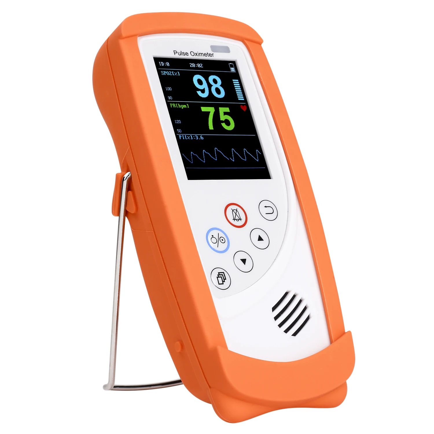 Medic equip rechargeable Handheld oximeter pulsed monitor for babi monitor and veterinary blood oxygen