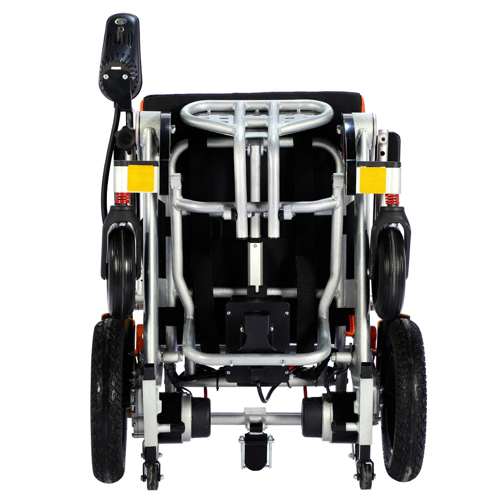 Homecare elderly people disable handicapped power one click folding reclining electric wheelchair