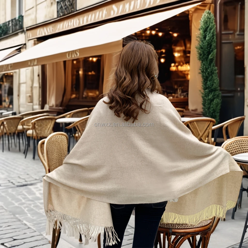 Womens 100%Cashmere Scarf Large Pashmina Shawls and Wraps Light Blanket Scarf for Evening Dress Warm Daily Travel Office