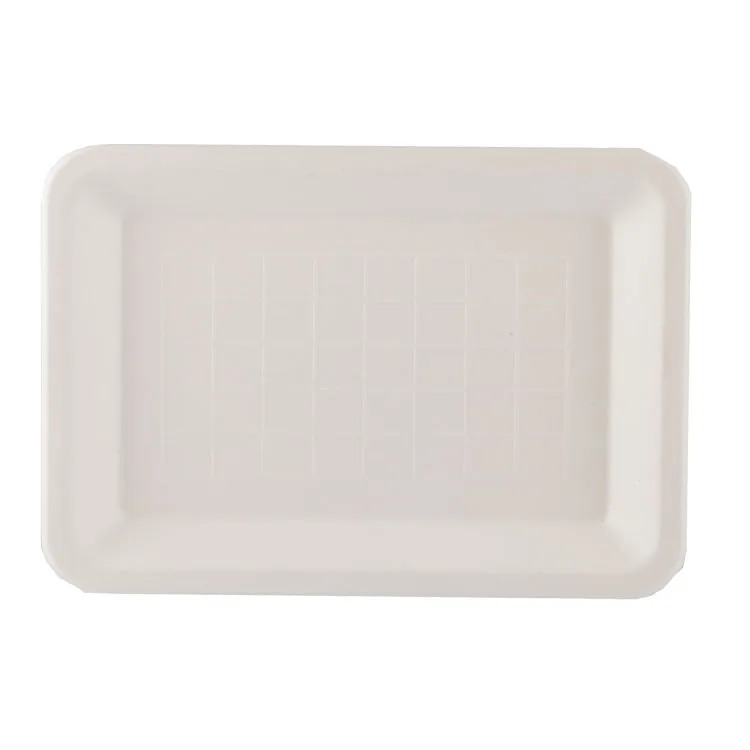
Wholesale Custom Eco Friendly Biodegradable Dinner Plate Disposable Bagasse Food Container Tray 