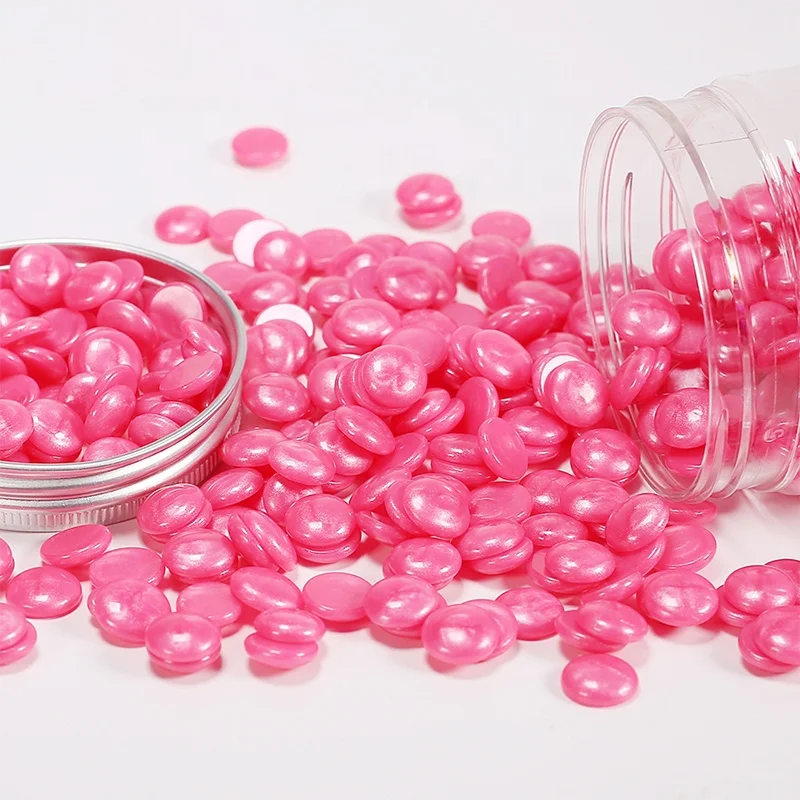 2023 new 400g customized logo natural rosin smooth hard wax beads for hair removal for body care