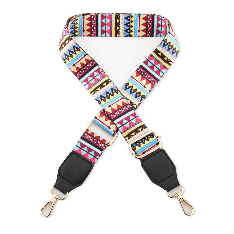 Wholesale Adjustable Widening Backpack Ribbon Accessories Color Stripe Long HandBag Shoulder Strap