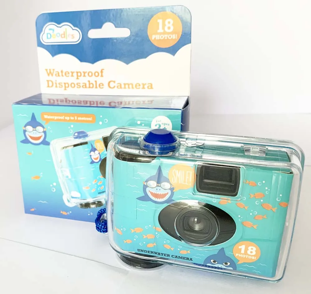 Factory disposable waterproof film camera underwater design for promotional gifts in summer