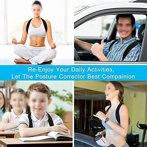 Adjustable Clavicle Posture Corrector Men Women Upper Back Brace Shoulder Lumbar Support Belt Corset Posture Correction