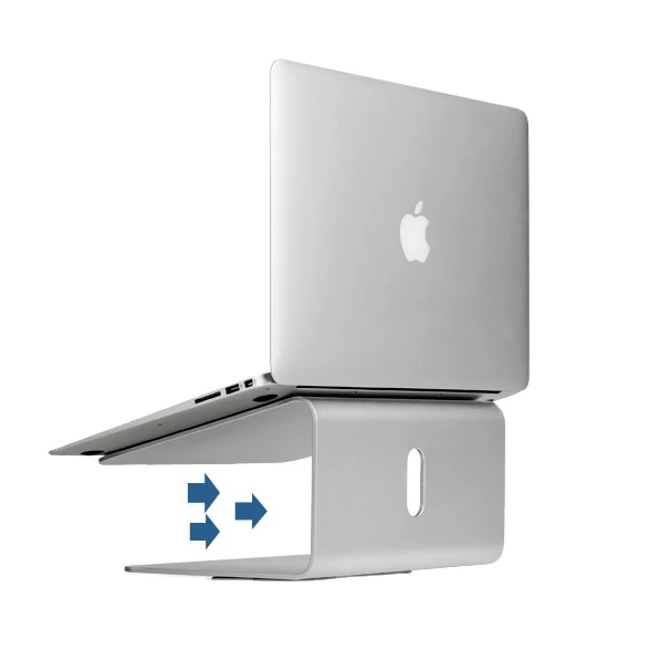 360 degree rotation base aluminum 135mm radiator hot sale hot laptop stand for 11-17 inch notebook