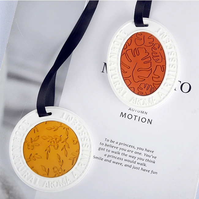 Air Freshener Car Home Reed Diffuser Luxury Plaster Diffuser Ceramic Refresher Perfume Hanging Gypsum Aromatherapy Tablet