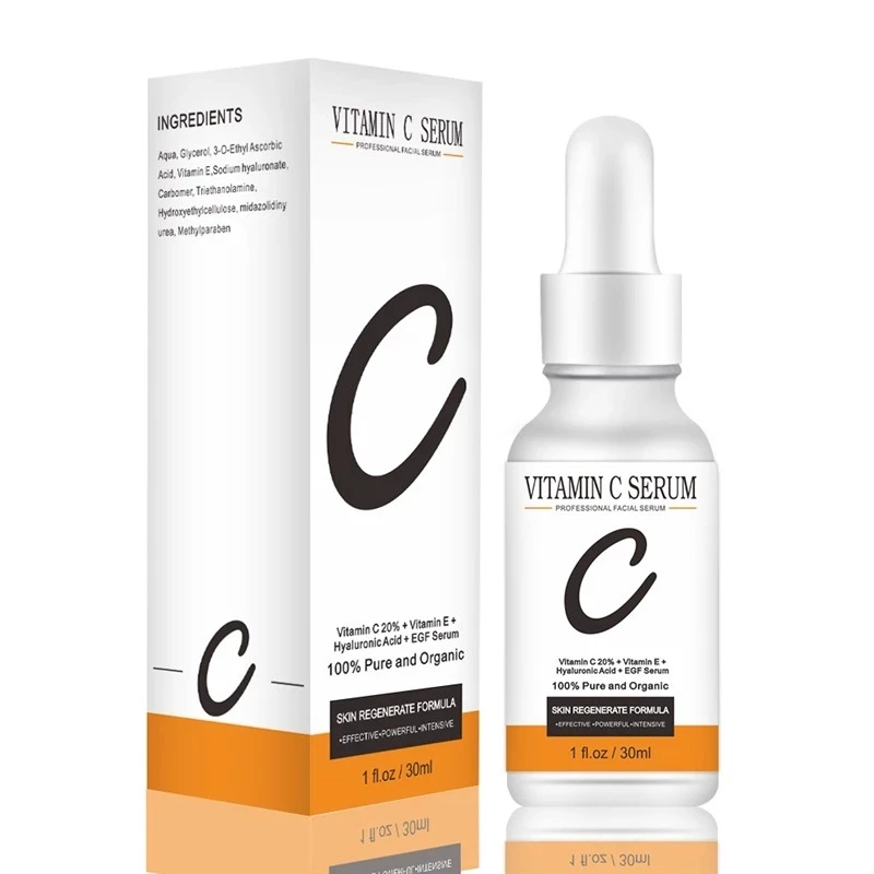 2020 Best Selling OEM/ODM Skin Care Vitamin C Serum Anti Aging Whitening Organic 20% Vitamin C Serum