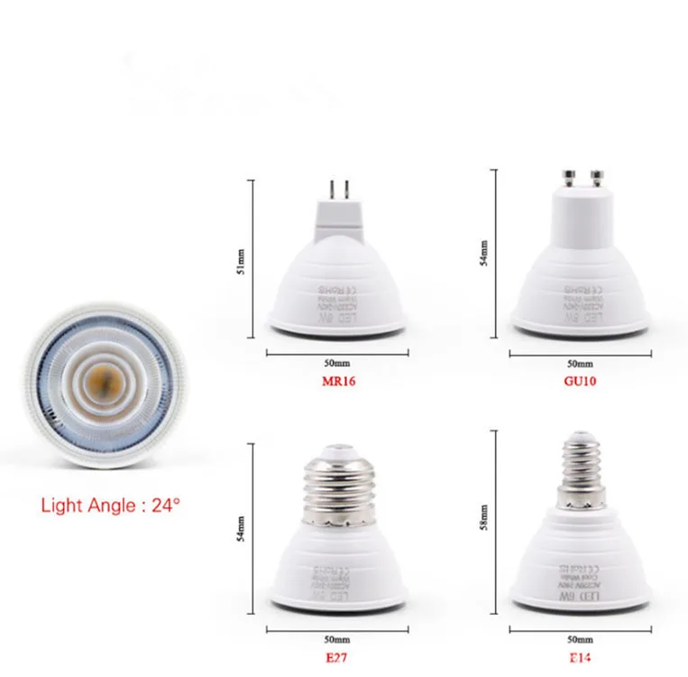Hot sale LED spotlight Mr16 led bulb Gu10 Gu5.3 5W 7W LED Bulb Spotlight led spot warm light 24V 85-265V
