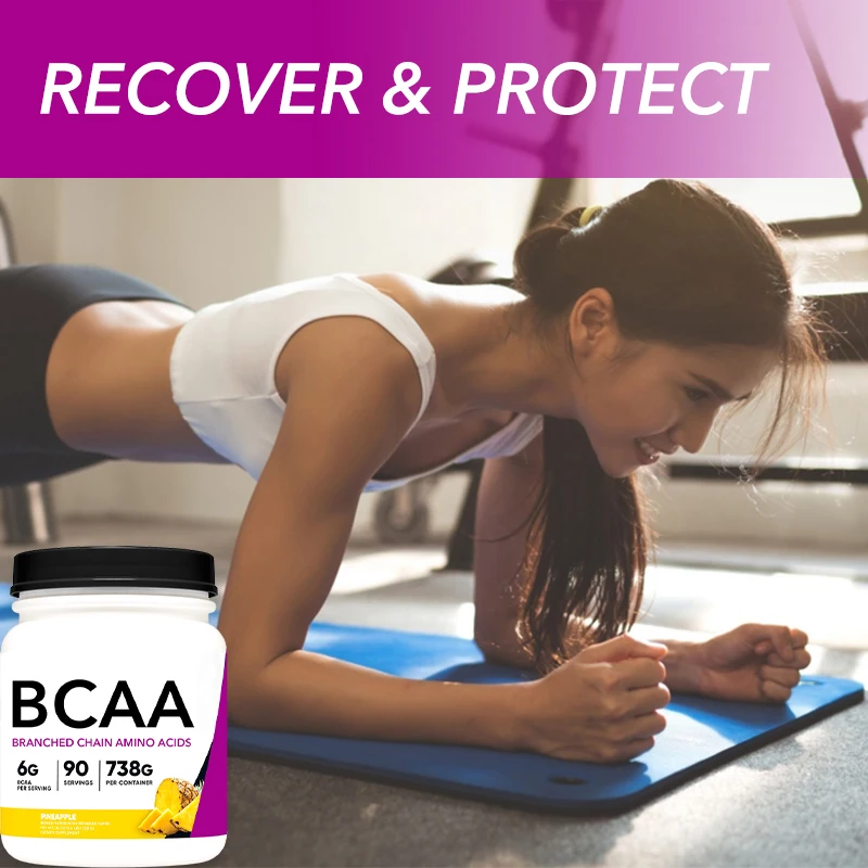 OEM private label supplement vendors  Pre Workout Supplement fruit flavor 2:1:1 6000 BCAA powder