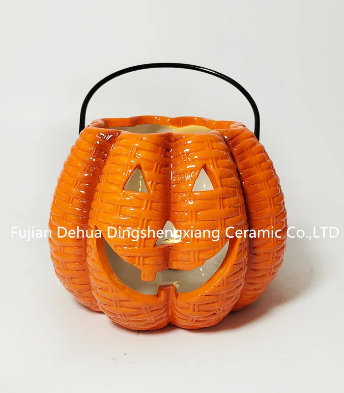 Harvest Pumpkin Ceramic Pumpkin for Home Fall Decor Modern Holiday Halloween Farmhouse Decorations