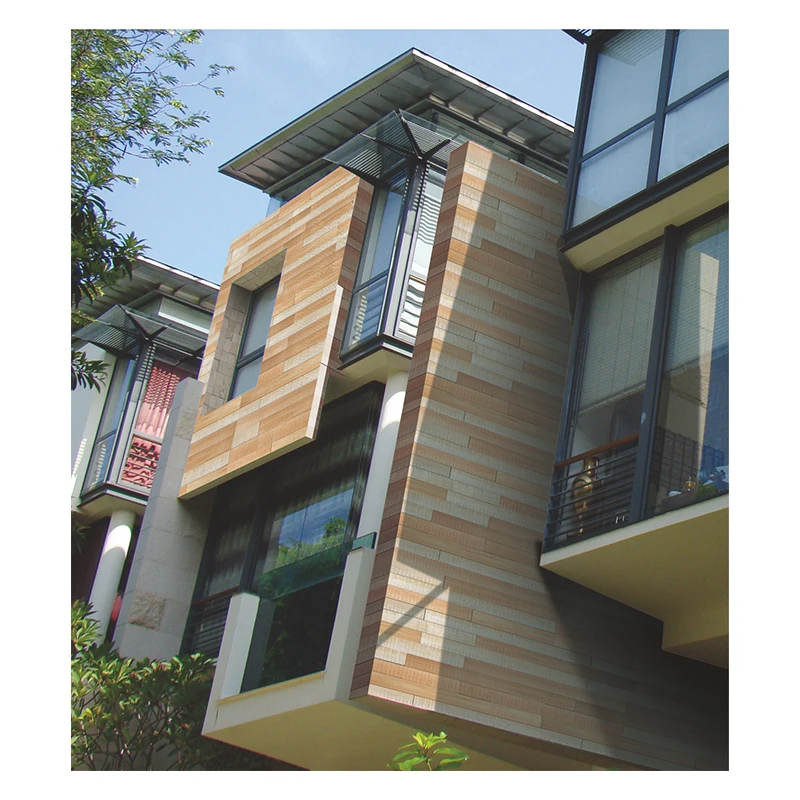 Mortified Clay Material 3D striped stone artificial stone soft external fire resistance natural flexible stone tile