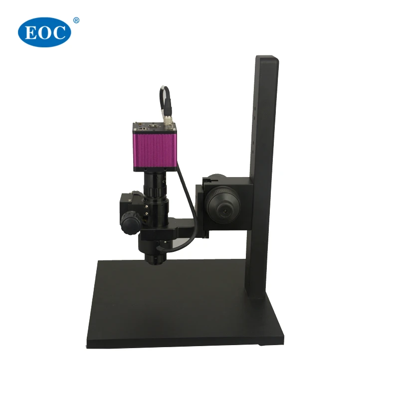 EOC microscope 24-154X ccd camera 5MP optical pcb phone repair high definition led Digital measuring measurement microscope