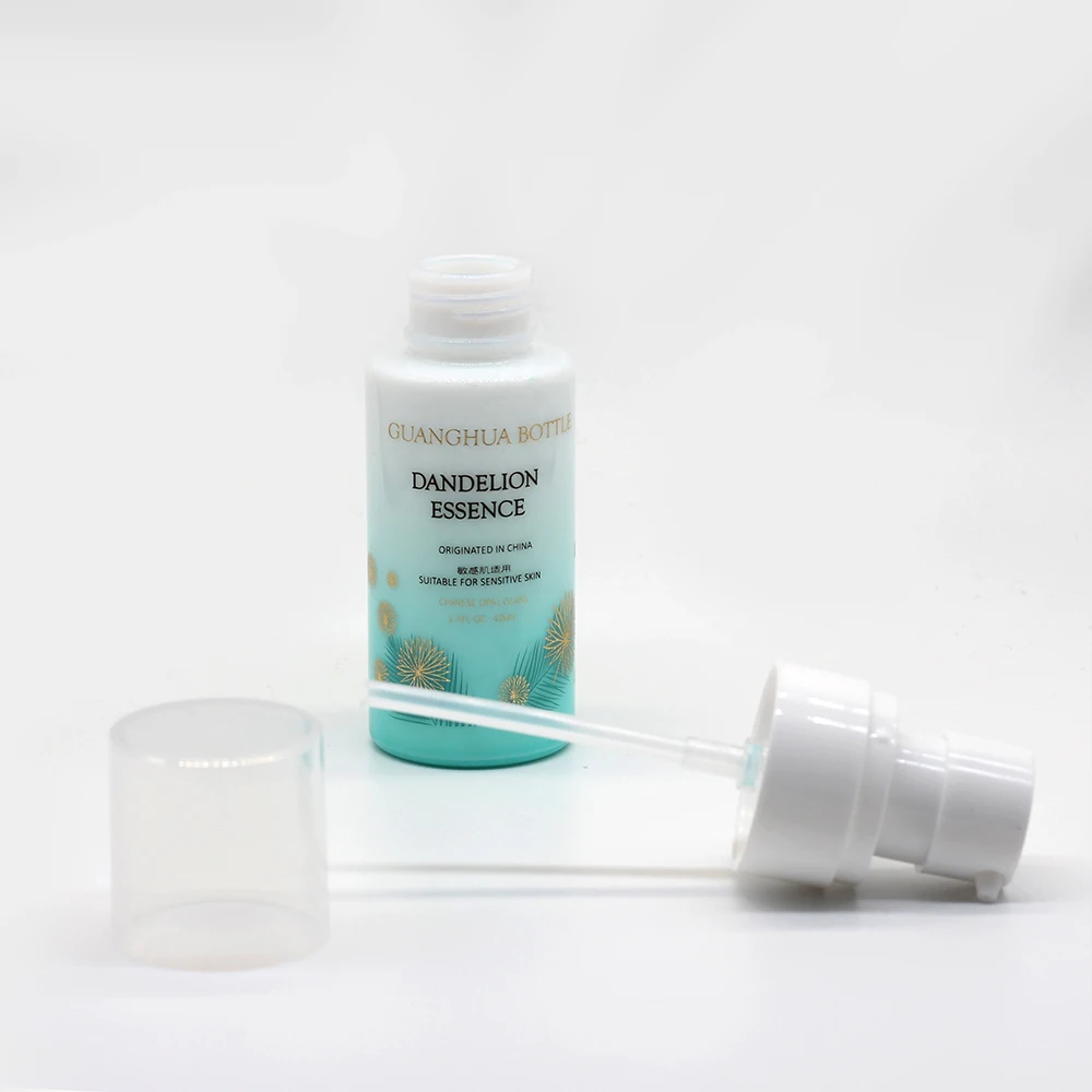 
Recyclable opal glass bottle for facial serum skincare packaging 