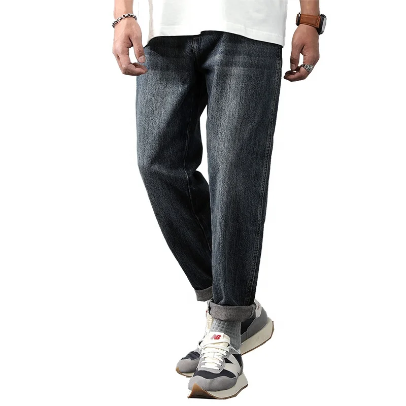 Customize Mens Jeans Denim Manufactures Straight Casual Slim Fit Pant Boys Stretch Jeans Men Zipper Fly Closure Skinny Jeans