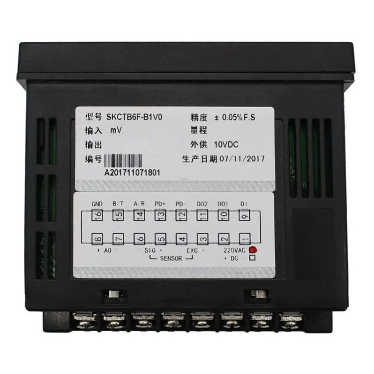 High-speed acquisition measuring hammering impact force valley value weight scale indicator digital controller weighing display