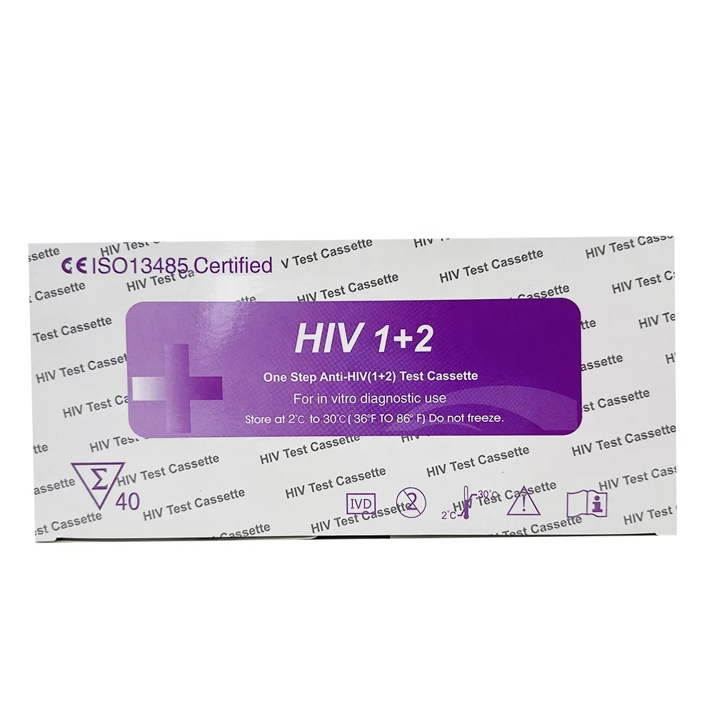 High accuracy medical diagnostic HIV rapid detection strips medical disposable professional high quality HIV rapid test kit