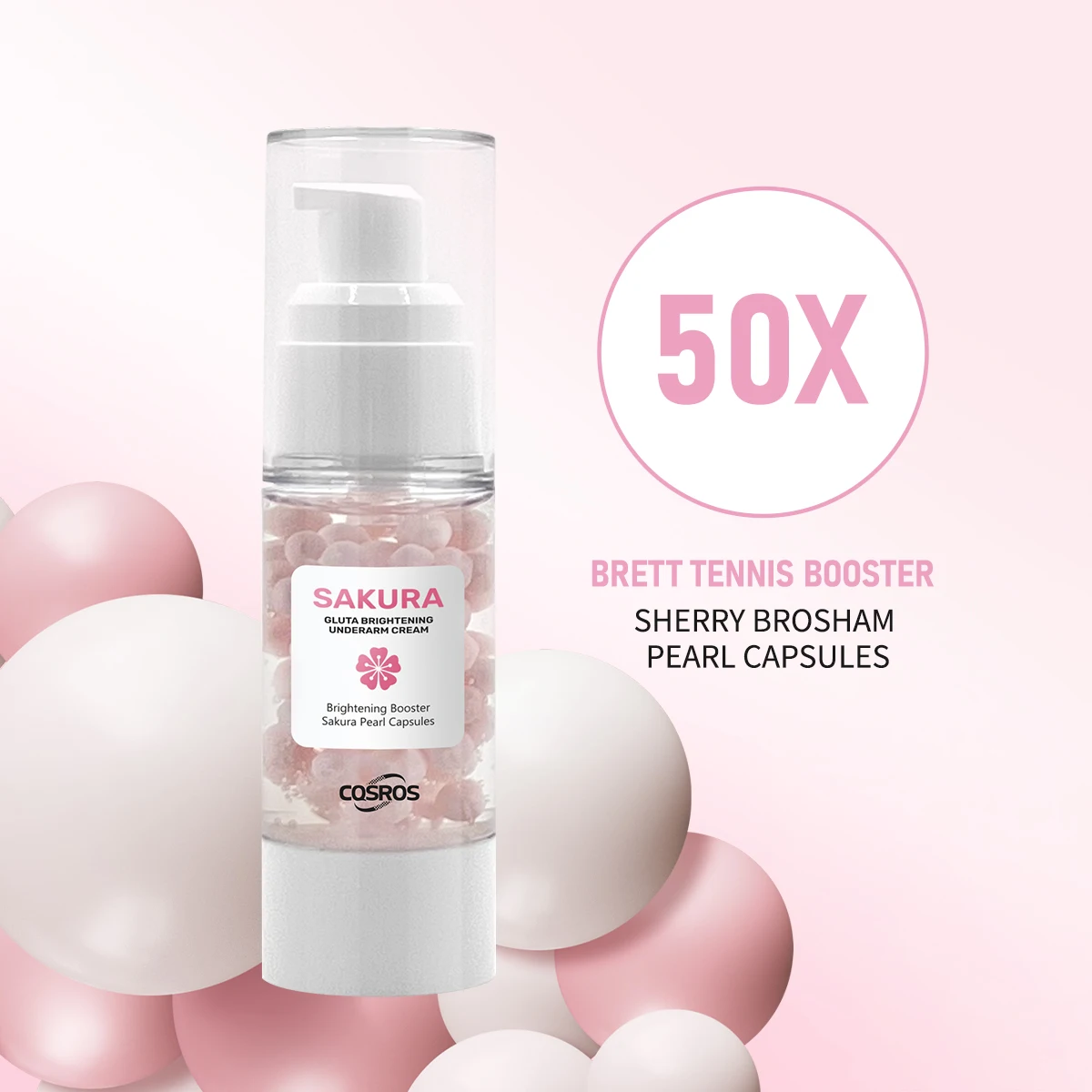 New Arrival Sakura Gluta Brightening Underarn Cream Removing Melanin Purifying Smoothing Skin Body Care Armpit Whitening Cream
