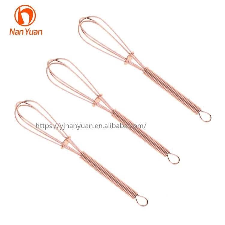 Бестселлер, венчик для еды, молока, розового и золотого цвета, мини-венчик с венчиком из нержавеющей стали