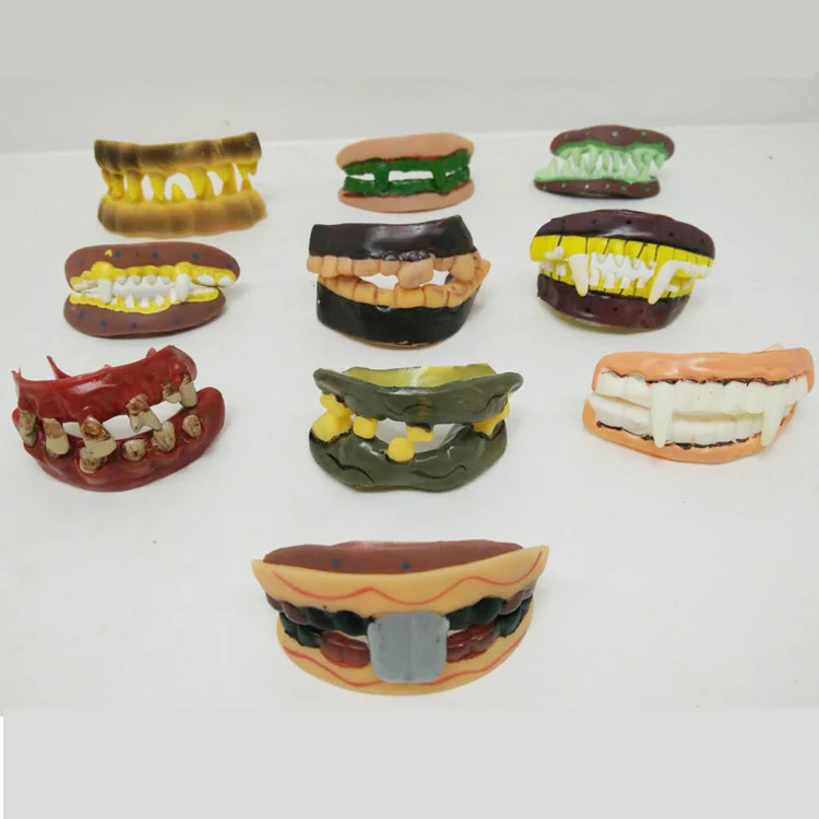
Horror and Novelty halloween decoration fake vampire fangs teeth by pair 